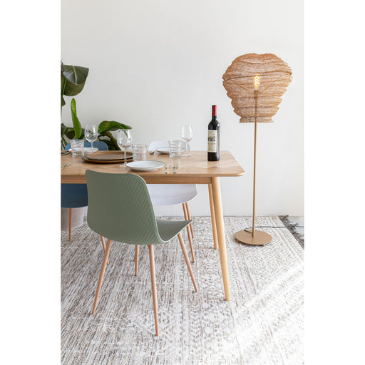 Eettafel Fabio 160x80 Eikenfineer Naturel 80x160 cm-Eettafels-Creating Home