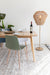Eettafel Fabio 160x80 Eikenfineer Naturel 80x160 cm-Eettafels-Creating Home