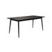 Eettafel Fabio 160x80 Eikenfineer Zwart 80x160 cm-Eettafels-Creating Home