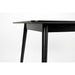 Eettafel Fabio 160x80 Eikenfineer Zwart 80x160 cm-Eettafels-Creating Home