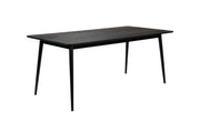 Eettafel Fabio 160x80 Eikenfineer Zwart 80x160 cm-Eettafels-Creating Home