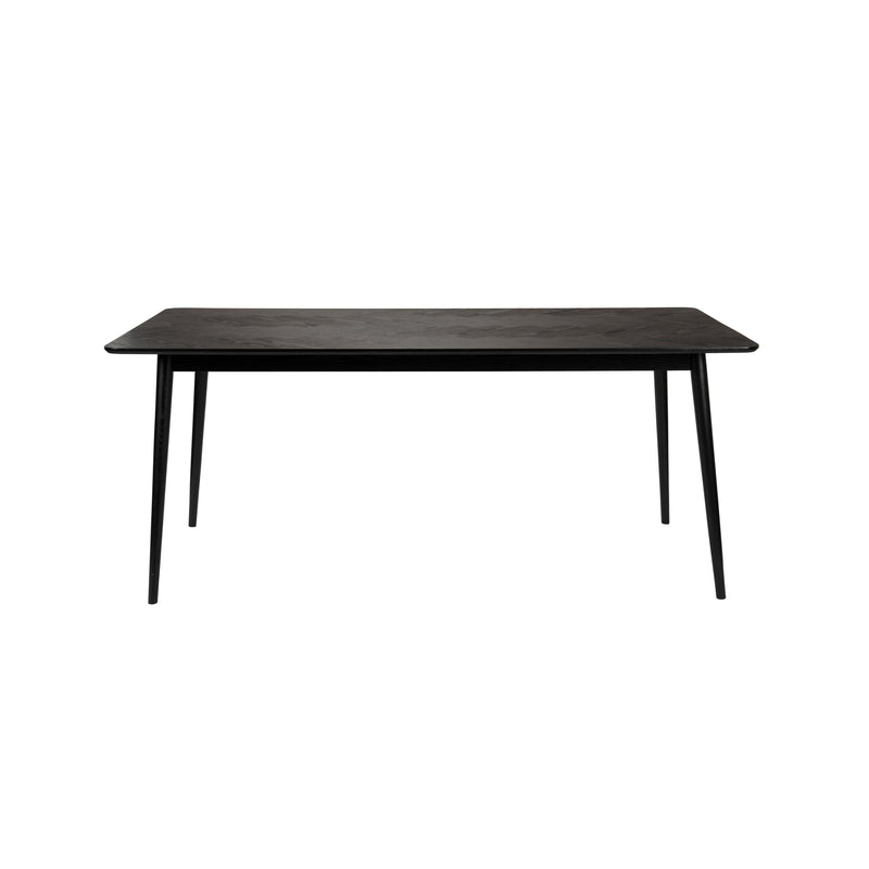 Eettafel Fabio 160x80 Eikenfineer Zwart 80x160 cm-Eettafels-Creating Home
