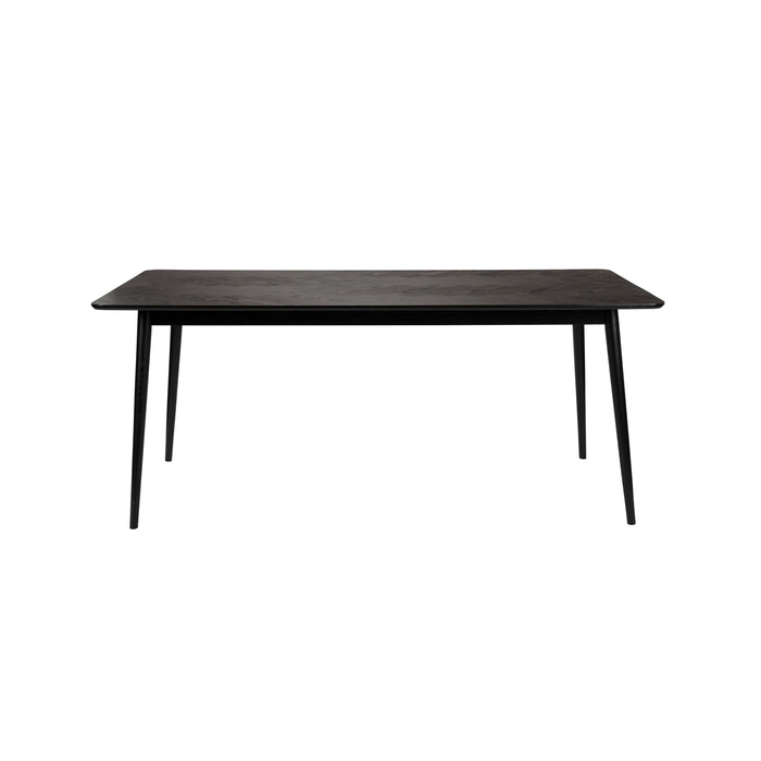 Eettafel Fabio 160x80 Eikenfineer Zwart 80x160 cm-Eettafels-Creating Home
