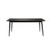Eettafel Fabio 160x80 Eikenfineer Zwart 80x160 cm-Eettafels-Creating Home