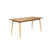 Eettafel Fabio 180x90 Eikenfineer Naturel 90x180 cm-Eettafels-Creating Home