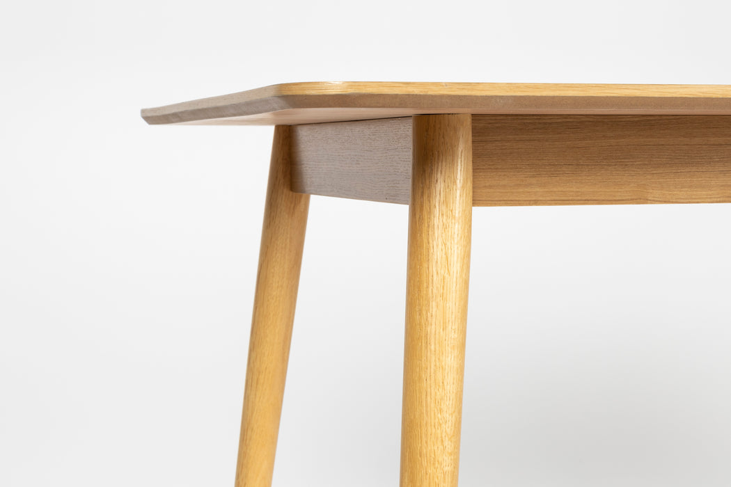 Eettafel Fabio 180x90 Eikenfineer Naturel 90x180 cm-Eettafels-Creating Home