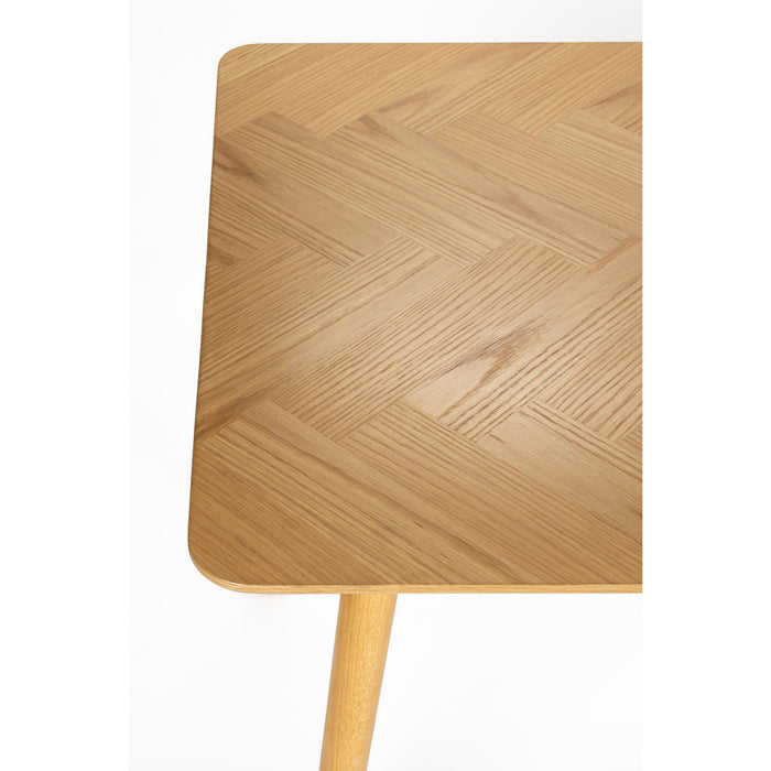 Eettafel Fabio 180x90 Eikenfineer Naturel 90x180 cm-Eettafels-Creating Home
