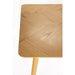 Eettafel Fabio 180x90 Eikenfineer Naturel 90x180 cm-Eettafels-Creating Home