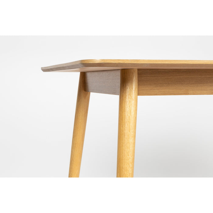 Eettafel Fabio 180x90 Eikenfineer Naturel 90x180 cm-Eettafels-Creating Home