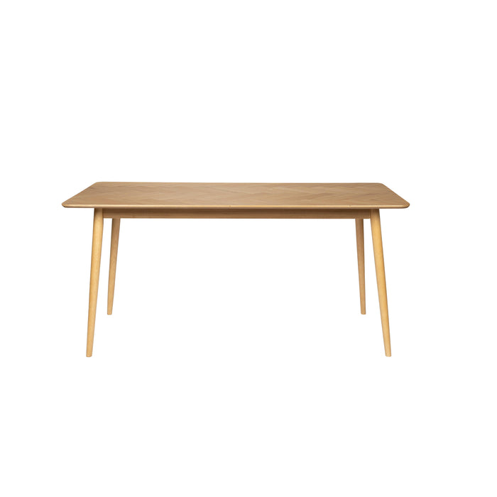 Eettafel Fabio 180x90 Eikenfineer Naturel 90x180 cm-Eettafels-Creating Home
