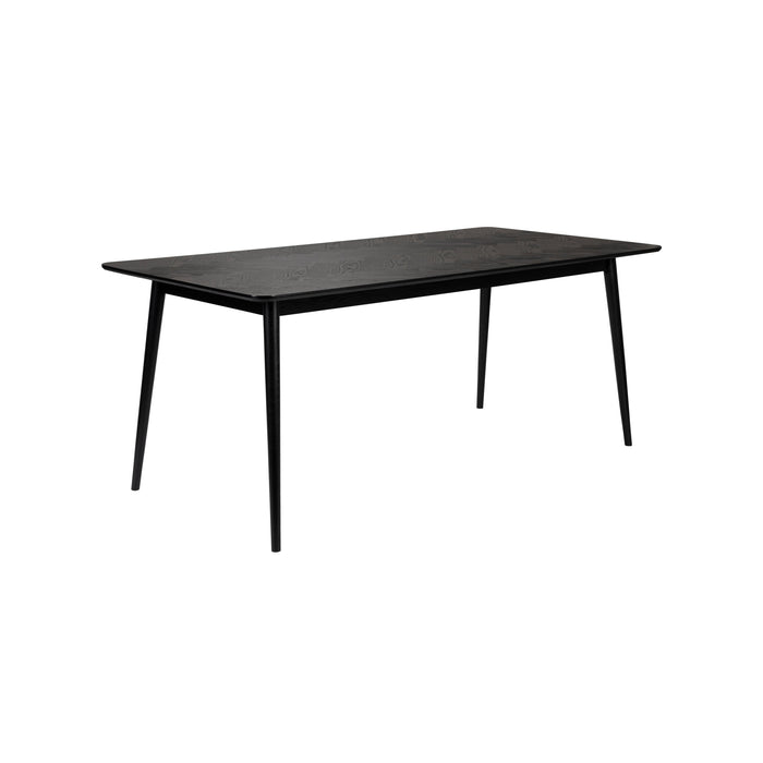 Eettafel Fabio 180x90 Eikenfineer Zwart 90x180 cm-Eettafels-Creating Home