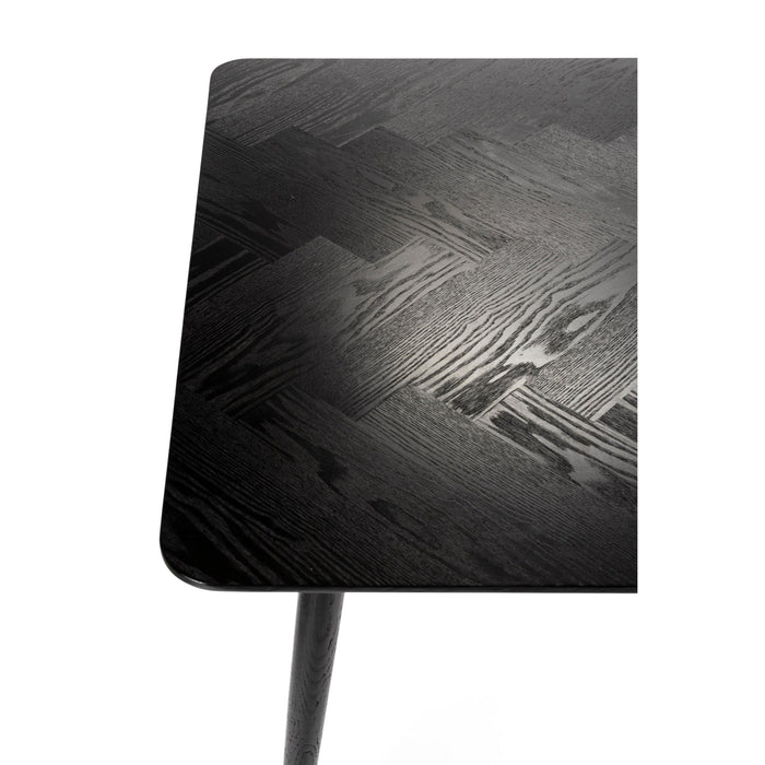 Eettafel Fabio 180x90 Eikenfineer Zwart 90x180 cm-Eettafels-Creating Home