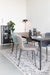 Eettafel Fabio 180x90 Eikenfineer Zwart 90x180 cm-Eettafels-Creating Home