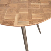 Eettafel Fieron Beige 110x108 cm-Eettafels-PTMD