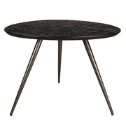 Eettafel Fieron Zwart 110x108 cm-Eettafels-PTMD
