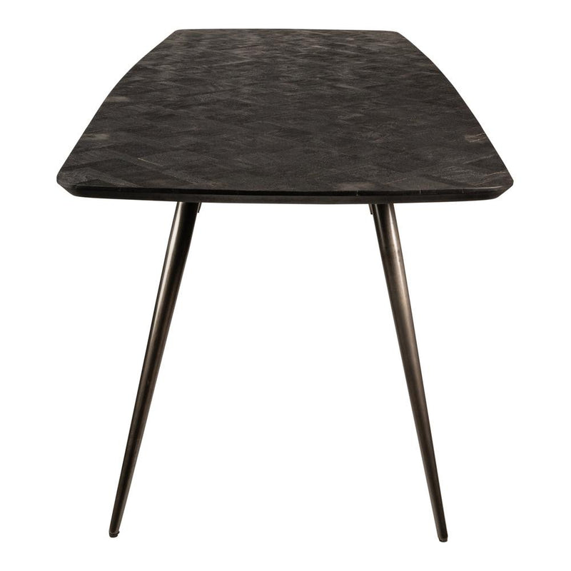 Eettafel Fieron Zwart 200x100 cm-Eettafels-PTMD