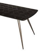 Eettafel Fieron Zwart 240x100 cm-Eettafels-PTMD
