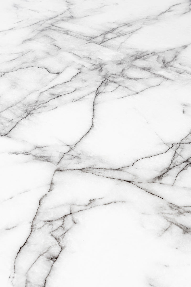 Eettafel Floris Marble Paper Zwart Ø110x75 cm-Eettafels-Creating Home