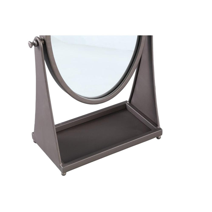 Eettafel Francess Bruin Rond IJzer Tafel Spiegel Flower High-Spiegels-PTMD