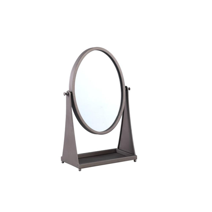 Eettafel Francess Bruin Rond IJzer Tafel Spiegel Flower High-Spiegels-PTMD