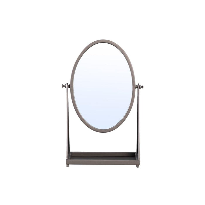 Eettafel Francess Bruin Rond IJzer Tafel Spiegel Flower High-Spiegels-PTMD