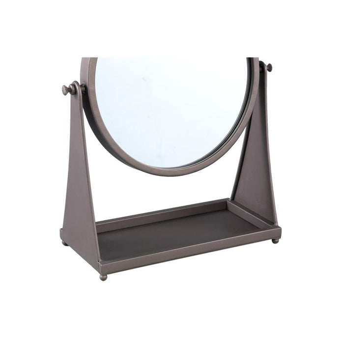 Eettafel Francess Bruin Rond IJzer Tafel Spiegel Flowers Low-Spiegels-PTMD