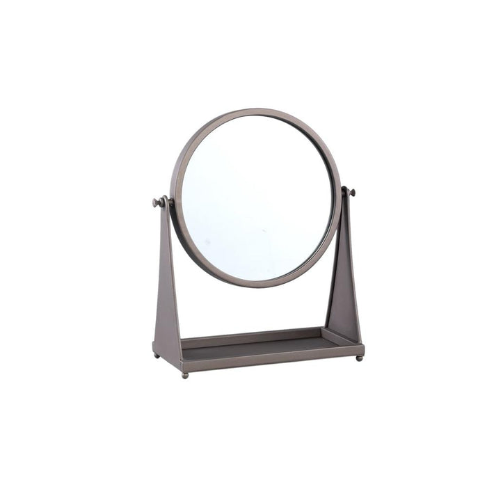 Eettafel Francess Bruin Rond IJzer Tafel Spiegel Flowers Low-Spiegels-PTMD