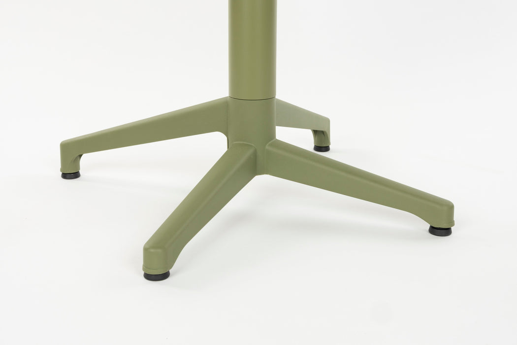Eettafel George Metaal,Polypropyleen Groen 70x70 cm