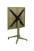 Eettafel George Metaal,Polypropyleen Groen 70x70 cm-Eettafels-Creating Home