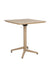 Eettafel George Polypropylene Beige 70x70 cm-Eettafels-White Label Living