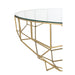 Eettafel Goud Ijzer 90 cm-Eettafels-J-Line