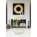 Eettafel Goud Ijzer 90 cm-Eettafels-J-Line