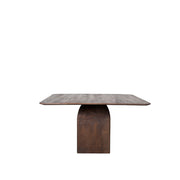 Eettafel Ingo Mangohout Espresso 140x140x76 cm-Eettafels-LABEL51
