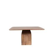 Eettafel Ingo Mangohout Nature Smooth 130x130-Eettafels-LABEL51