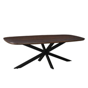 Eettafel Jesper Mangohout Bruin 100x210 cm-Eettafels-Livingfurn