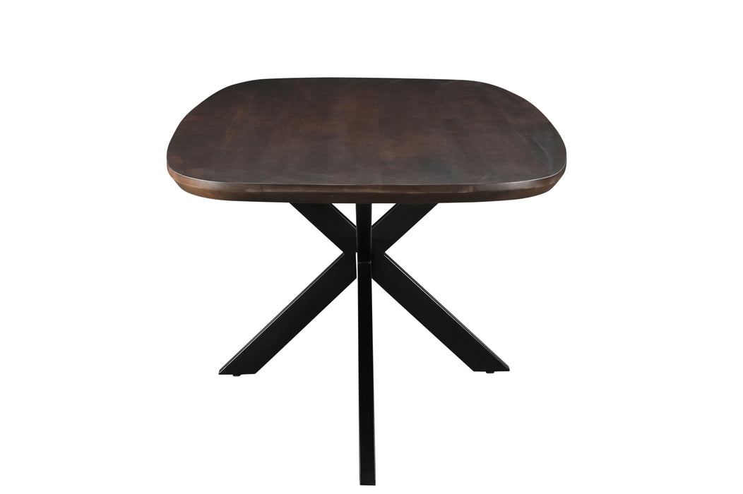 Eettafel Jesper Mangohout Bruin 100x210 cm-Eettafels-Livingfurn