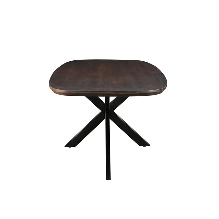 Eettafel Jesper Mangohout Bruin 100x210 cm-Eettafels-Livingfurn