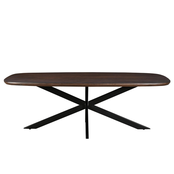 Eettafel Jesper Mangohout Bruin 100x210 cm-Eettafels-Livingfurn