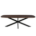 Eettafel Jesper Mangohout Bruin 100x210 cm-Eettafels-Livingfurn