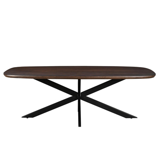 Eettafel Jesper Mangohout Bruin 90x180 cm-Eettafels-Livingfurn