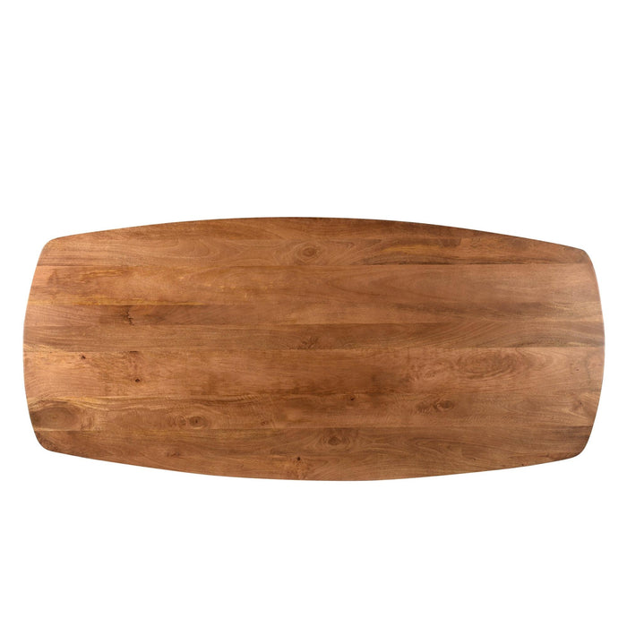 Eettafel Jesper Mangohout Naturel hout 100x210 cm-Eettafels-Livingfurn
