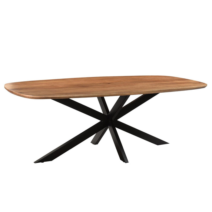Eettafel Jesper Mangohout Naturel hout 105x230 cm-Eettafels-Livingfurn