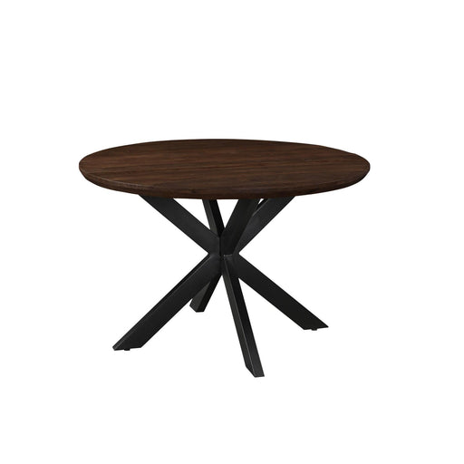 Eettafel Jesper Mangohout Naturel hout 120 cm 120x120x76 cm-Eettafels-Livingfurn