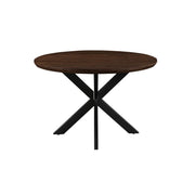 Eettafel Jesper Mangohout Naturel hout 120 cm 120x120x76 cm 31033-Eettafels-Livingfurn