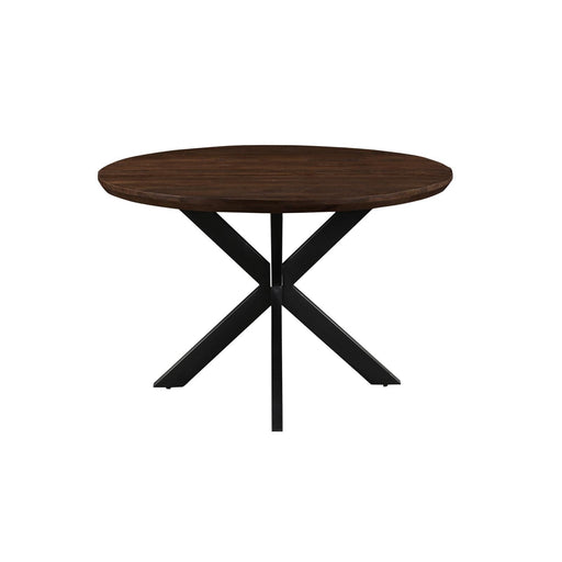 Eettafel Jesper Mangohout Naturel hout 120 cm 120x120x76 cm-Eettafels-Livingfurn