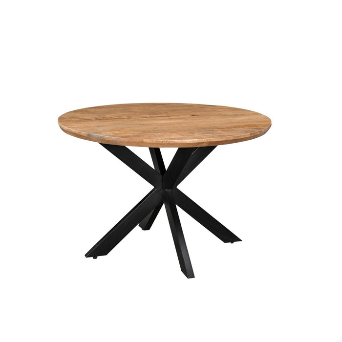 Eettafel Jesper Mangohout Naturel hout 120 cm-Eettafels-Livingfurn