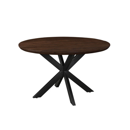 Eettafel Jesper Mangohout Naturel hout 130 cm 130x130x76 cm-Eettafels-Livingfurn