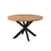 Eettafel Jesper Mangohout Naturel hout 130 cm 130x130x76 cm 31013-Eettafels-Livingfurn