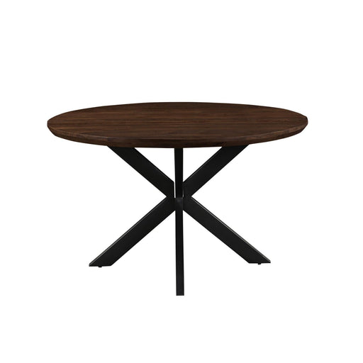 Eettafel Jesper Mangohout Naturel hout 130 cm 130x130x76 cm 31031-Eettafels-Livingfurn