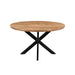 Eettafel Jesper Mangohout Naturel hout 140 cm 140x140x76 cm-Eettafels-Livingfurn